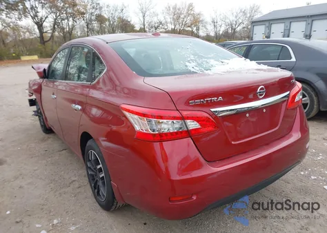 2015 Nissan Sentra Sv z USA, uszkodzony, nr VIN 3N1AB7AP9FL690218